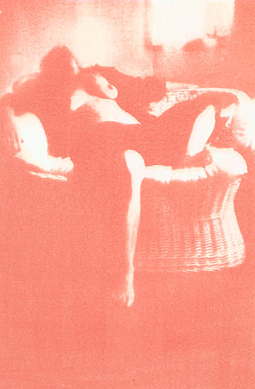 Ted Jones - Nude in Wicker Chair Reversed Ted Jones - Nude in Wicker Chair Reversed