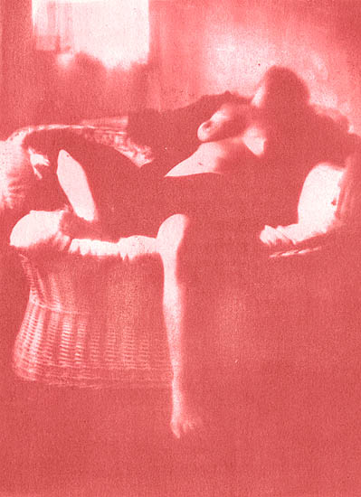 Ted Jones - Nude on Wicker Chair