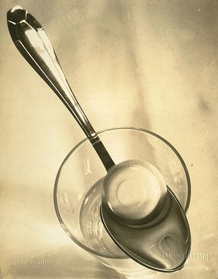 Geza Vandor - Spoon and Glass Still Life