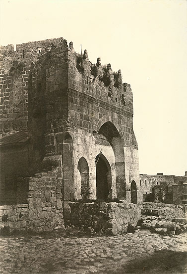 Auguste Salzmann - Jerusalem, Porte de la Citadelle Auguste Salzmann - Jerusalem, Porte de la Citadelle