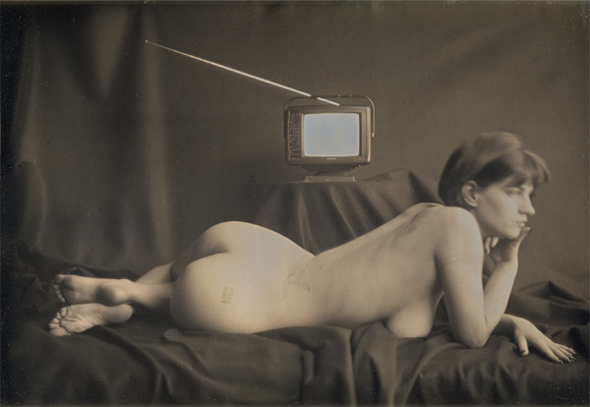 Charlie Schreiner - Libby (Female Nude with Television)