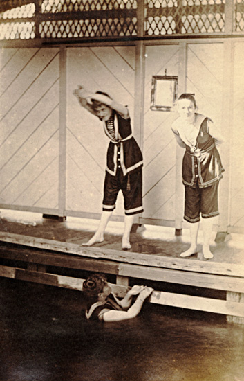 Anonymous - Women at a Swimming Pool