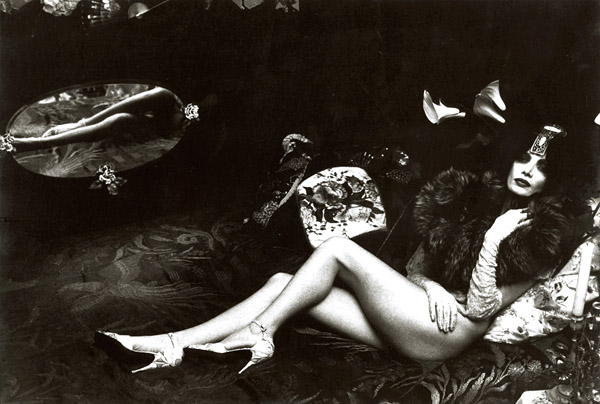 Irina Ionesco - Female Nude with Fur and Mirror Reflection Irina Ionesco - Female Nude with Fur and Mirror Reflection