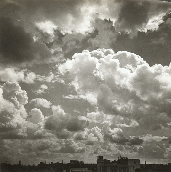 Photo Detail - Emmanuel Sougez - Cloud Study with Cityscape Photo Detail - Emmanuel Sougez - Cloud Study with Cityscape