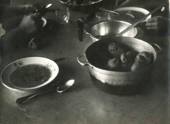 Théo and Antoine Blanc & Demilly - Still Life with Soup and Potatoes