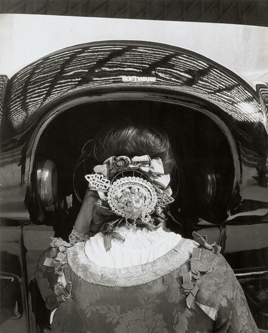 Gianni Berengo Gardin - Woman in Phone Kiosk Gianni Berengo Gardin - Woman in Phone Kiosk