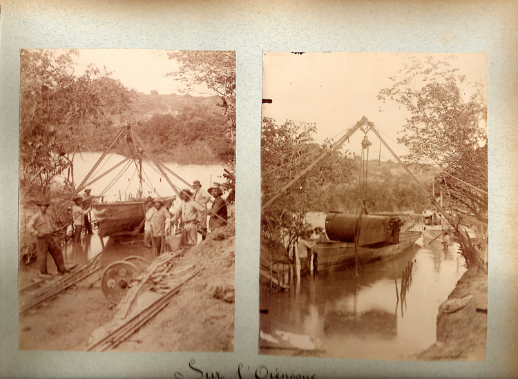 Photo Detail - Jean Chaffanjon - Two Images of the Amazon, Venezuela (On the Orenoque or Orinoco River, a branch of the Amazon)