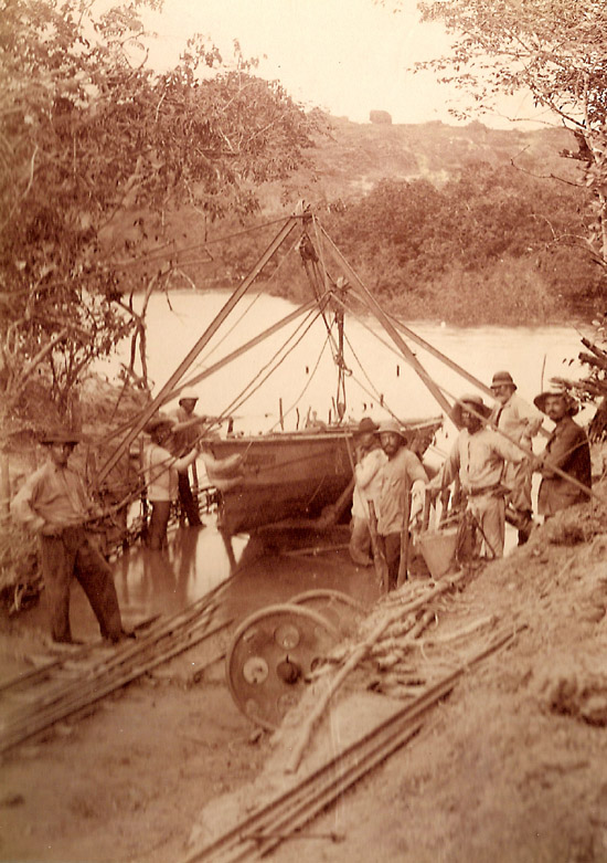 Photo Detail - Jean Chaffanjon - Two Images of the Amazon, Venezuela (On the Orenoque or Orinoco River, a branch of the Amazon)