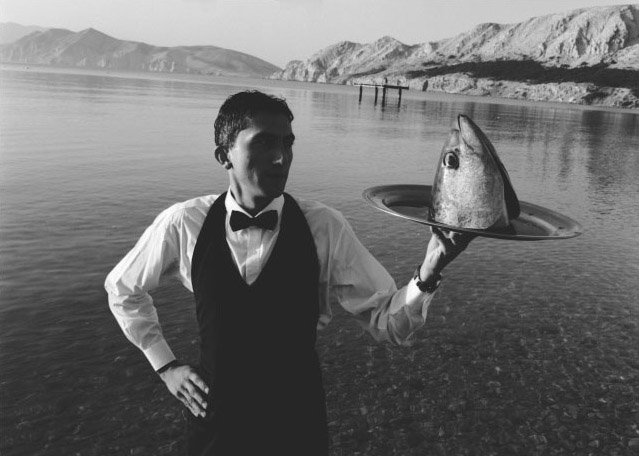 Stanko Abadžic - Waiter Serving Fish Head