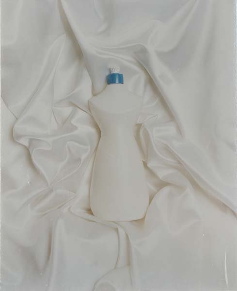 Alison Rossiter - White Soap Bottle from "Bridal Satin" Series