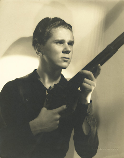 Clarence Sinclair Bull - Jackie Cooper in "Boy of the Streets" with Flintlock Rifle Clarence Sinclair Bull - Jackie Cooper in "Boy of the Streets" with Flintlock Rifle