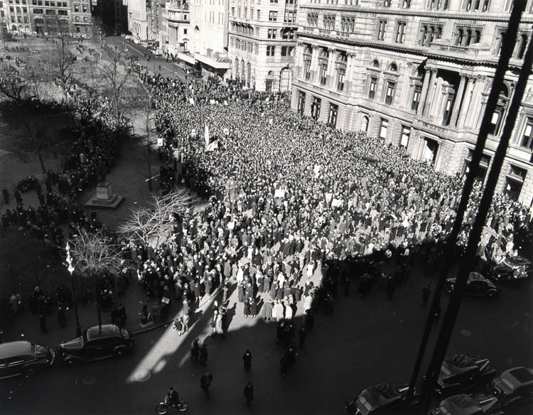 Barbara Morgan - Union Square, Peace Meeting